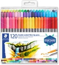 STAEDTLER DOUBLE-ENDED FIBRE-TIP MARKER PENS 120 PCS 3200 TB120