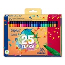 STAEDTLER TRIPLUS FIBRE TIP BIRTHDAY COLOUR PENS SET 25PCS 323 C25 TA