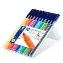 STAEDTLER TRIPLUS FIBRE TIP PENS 10PCS SET 323 SB10