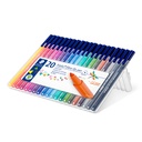 STAEDTLER TRIPLUS FIBRE TIP COLOUR PENS SET 20 PCS 323 SB20