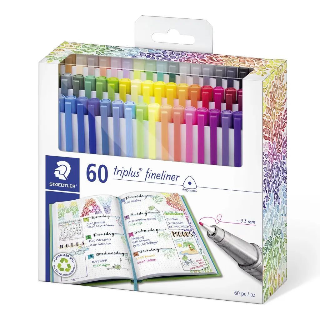 FINELINER TRIPLUS 60PC