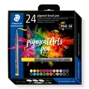 STAEDTLER PIGMENT BRUSH PENS 24 PCS 371 C24