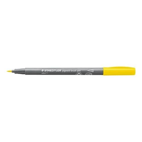 STAEDTLER PIGMENT BRUSH PEN YELLOW