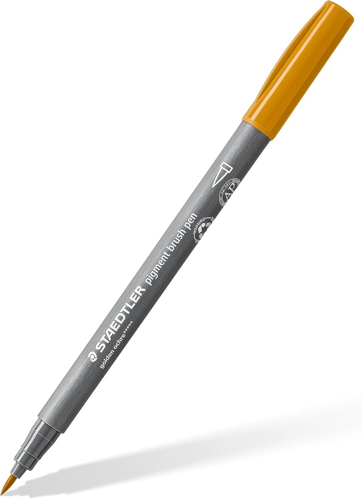 STAEDTLER PIGMENT BRUSH PEN GOLDEN OCHRE 371-16