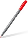 STAEDTLER PIGMENT BRUSH PEN RED 371-2