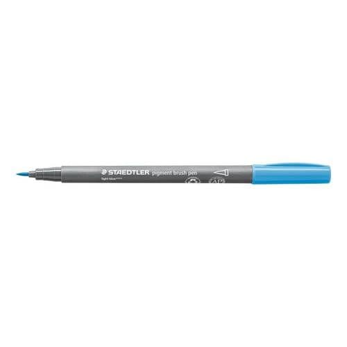 STAEDTLER PIGMENT BRUSH PEN LIGHT BLUE