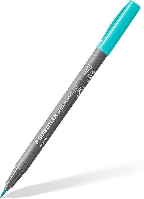 STAEDTLER PIGMENT BRUSH PEN TURQUOISE 371-35