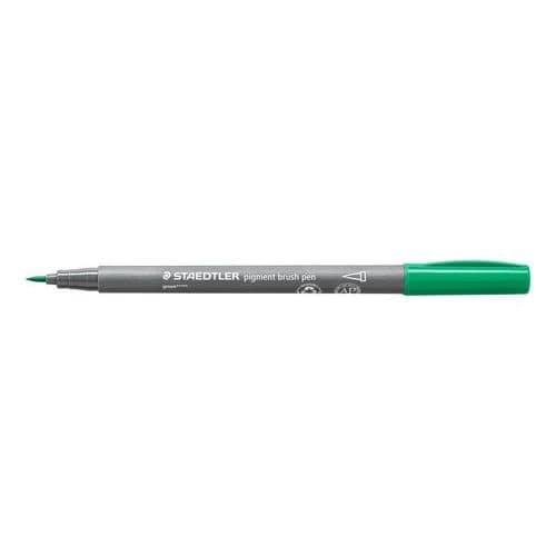 STAEDTLER PIGMENT BRUSH PEN GREEN 371-5