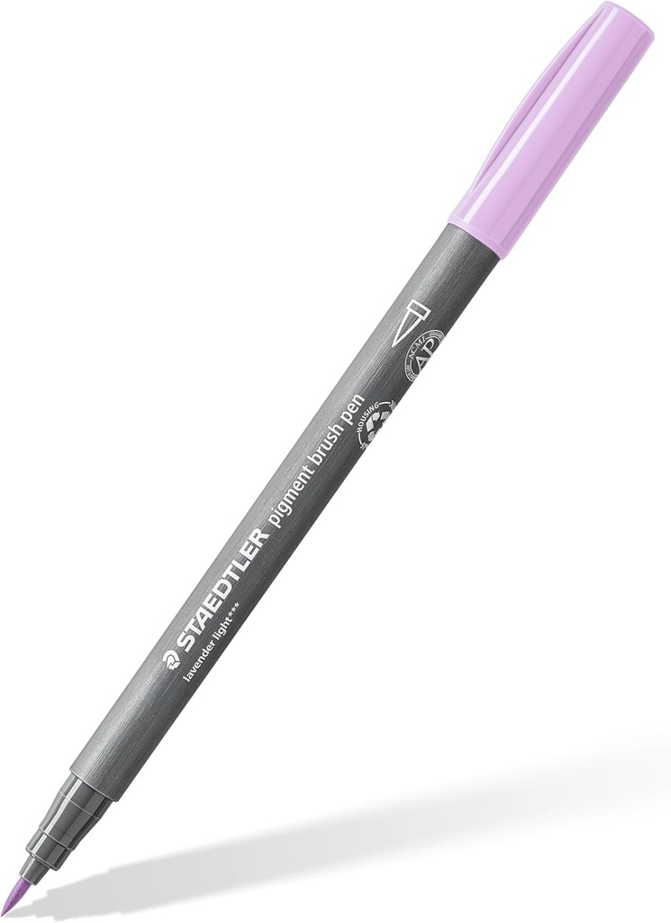 STAEDTLER PIGMENT BRUSH PEN LAVENDER LIGHT 371-620