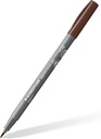 STAEDTLER PIGMENT BRUSH PEN BROWN 371-76