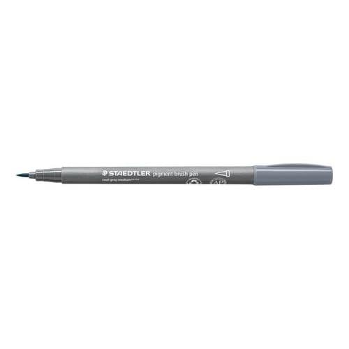 STAEDTLER PIGMENT BRUSH PEN COOL GREY MEDIUM