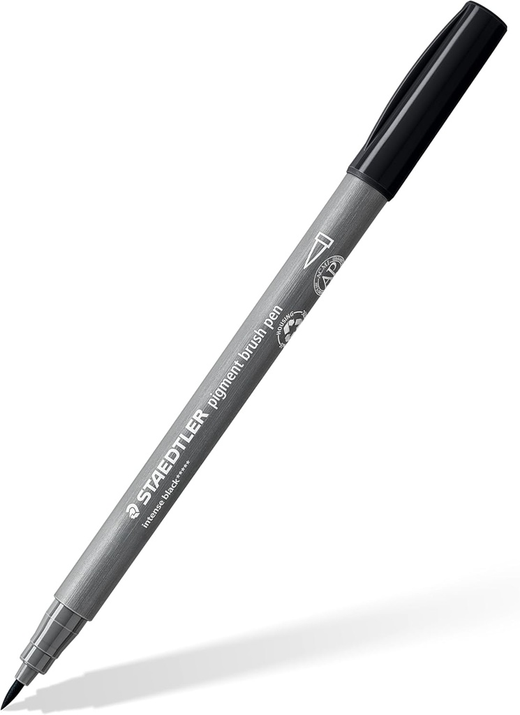 STAEDTLER PIGMENT BRUSH PEN INTENSE BLACK 371-99 