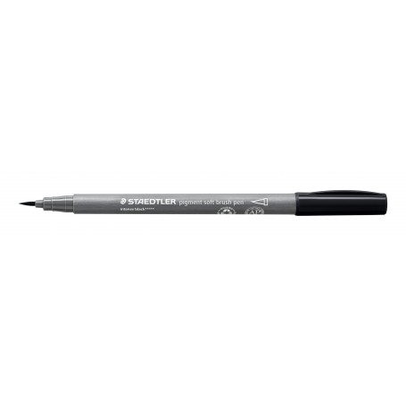 STAEDTLER PIGMENT SOFT BRUSH PEN INT. BLACK