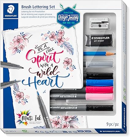 STAEDTLER BRUSH LETTERING SET 9 ST 100% PEFC