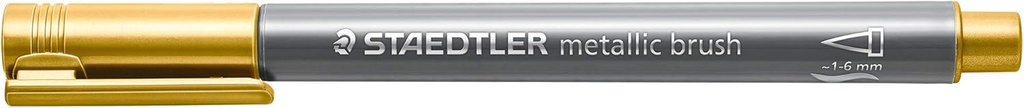 STAEDTLER METALLIC MARKER BRUSH GOLD 8321-11