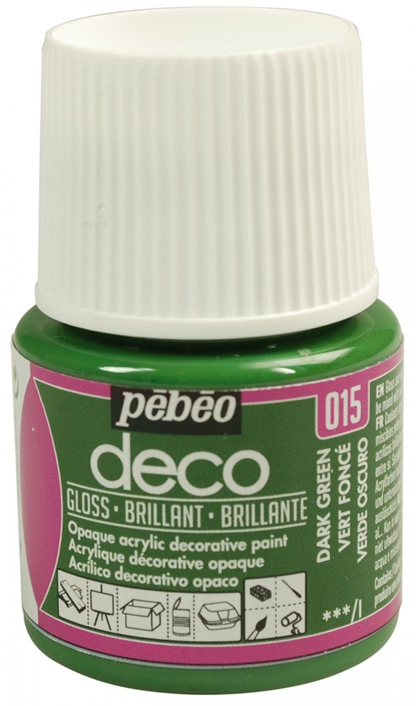 PEBEO DECO BRIGHT 45ML DARK GREEN