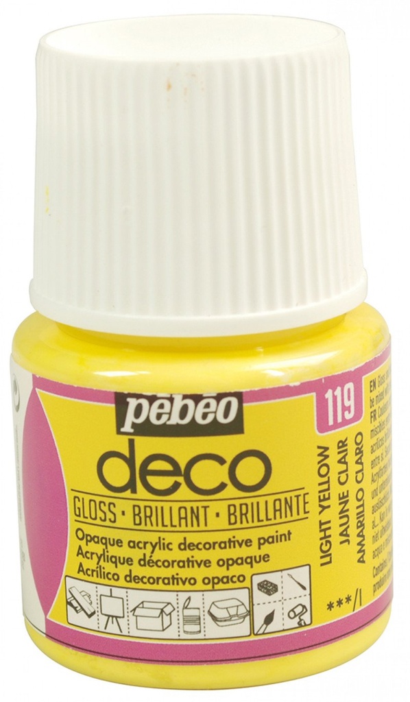 PEBEO DECO BR 45ML LIGHT YELLOW