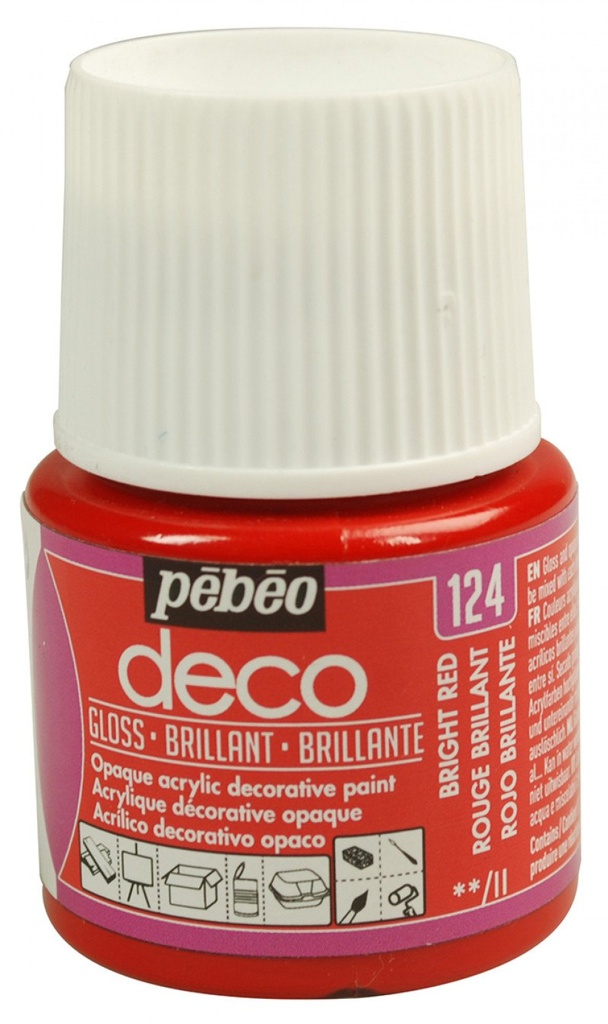 PEBEO DECO BR 45ML RED BRIGHT