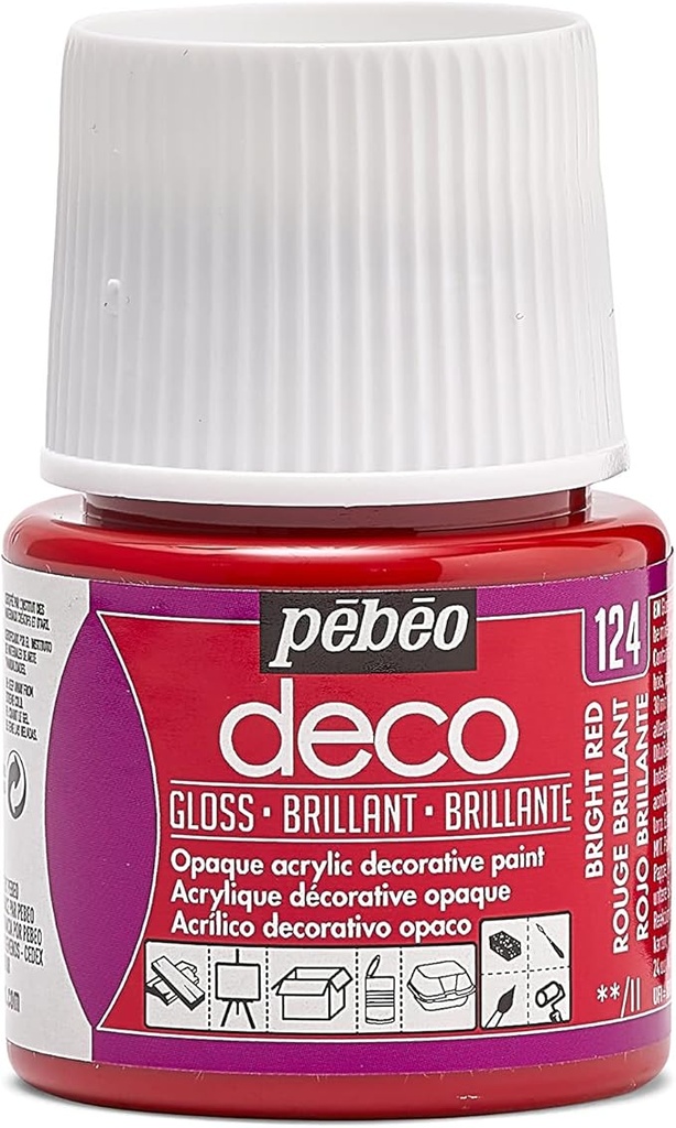 PEBEO DECO BR 45ML RED BRIGHT