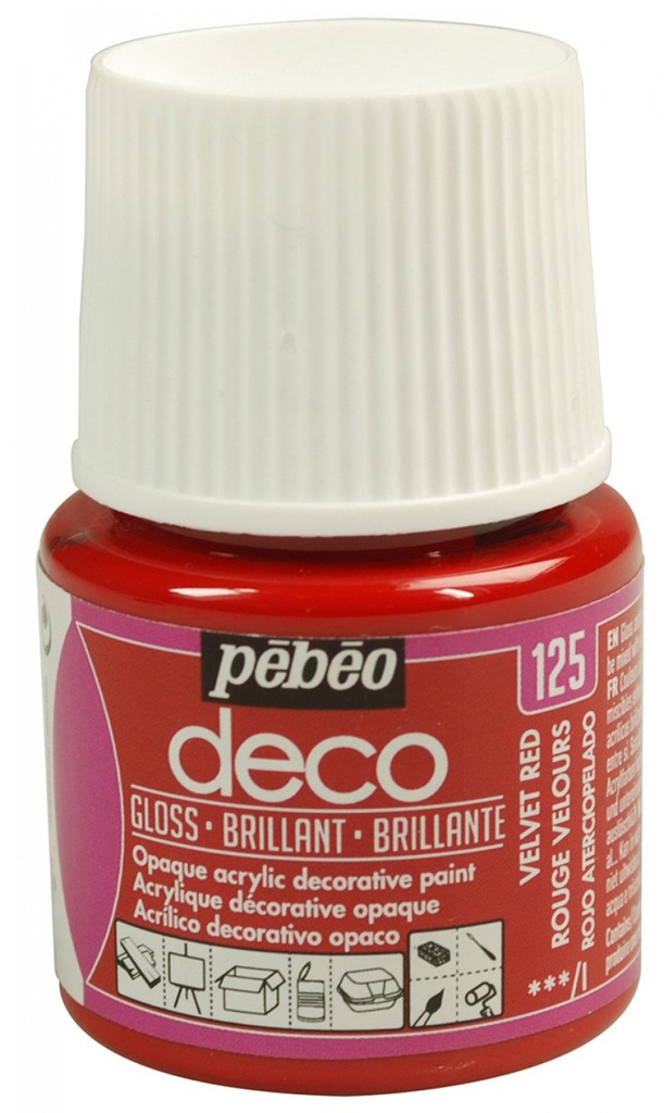 PEBEO DECO BR 45ML VELVET RED