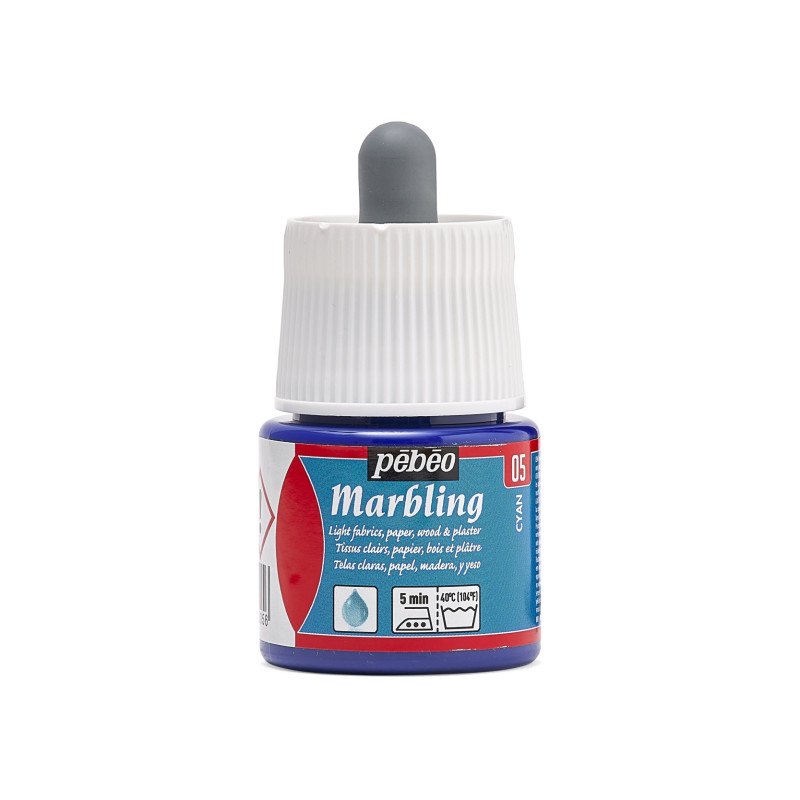 PEBEO MARBLING 45ML CYAN BLUE