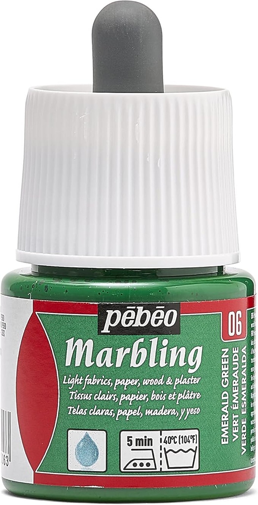 PEBEO MARBLING 45ML EMERALD GREEN