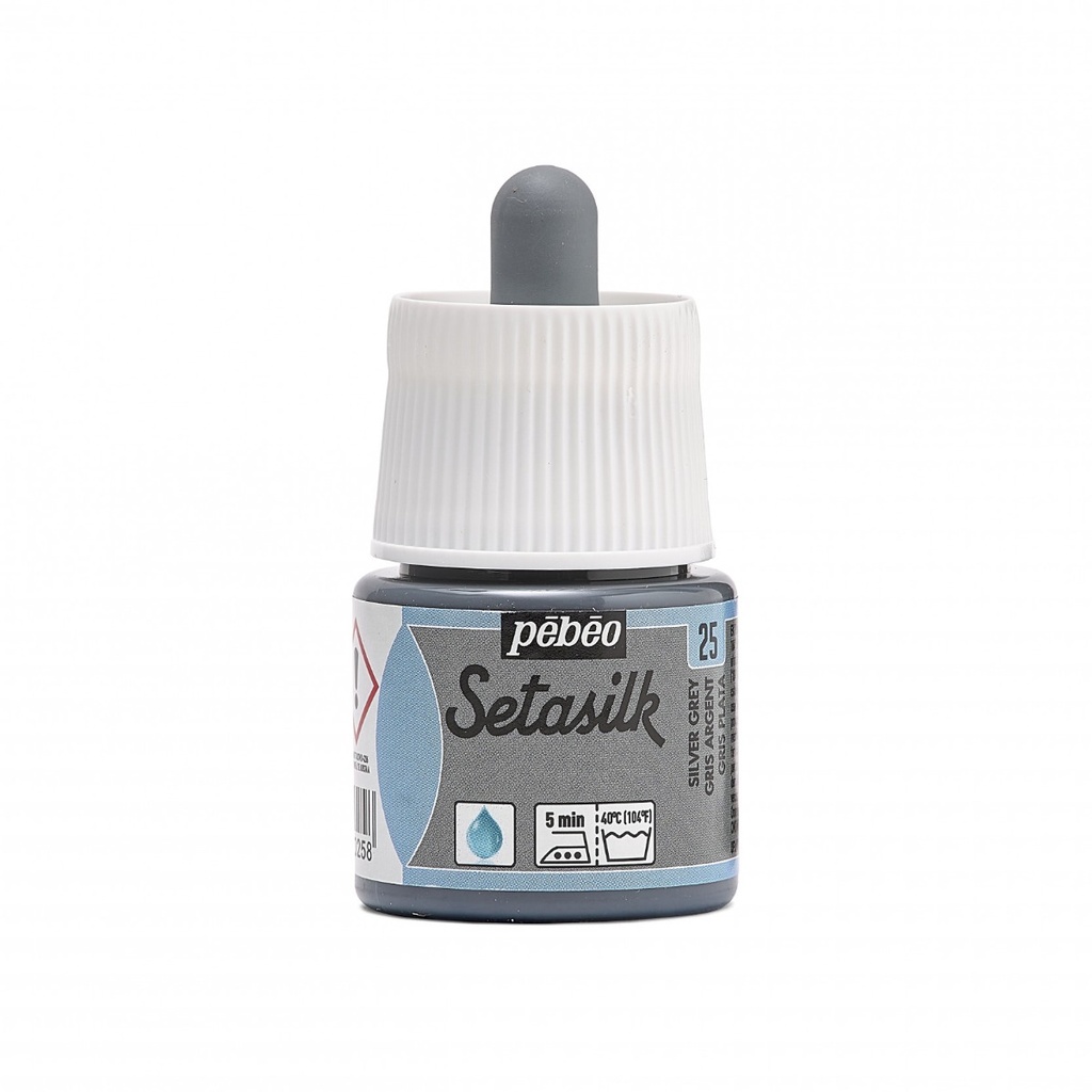 PEBEO SETASILK 45ML SILVER GREY