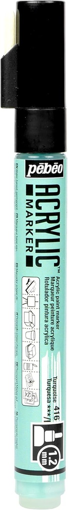 PEBEO ACRYLIC MARKER 1.2 TIP TURQUOISE