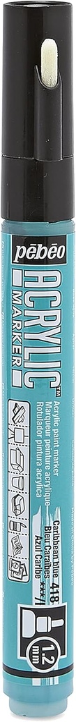 PEBEO ACRYLIC MARKER 1.2 TIP CARIBBEAN BLUE