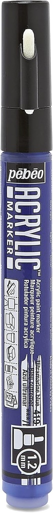 PEBEO ACRYLIC MARKER 1.2 TIP ULTRAMARINE BLUE
