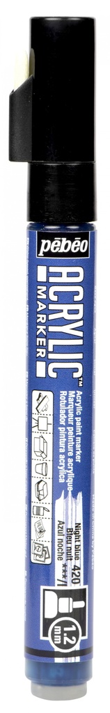 PEBEO ACRYLIC MARKER 1.2 TIP NIGHT BLUE