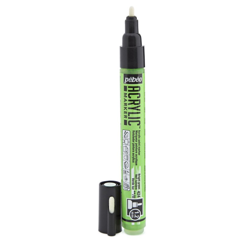 PEBEO ACRYLIC MARKER 1.2 TIP BRIGT GREEN