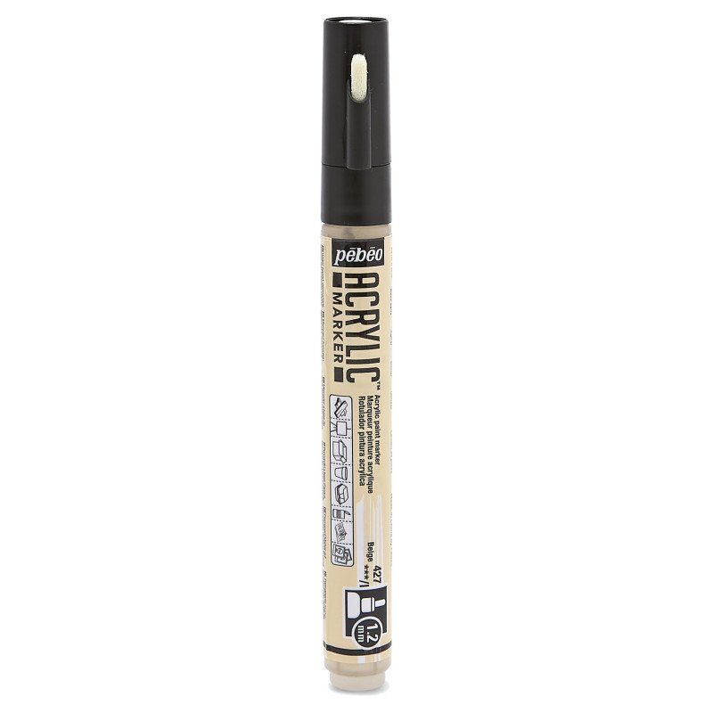 PEBEO ACRYLIC MARKER 1.2 TIP BEIGE