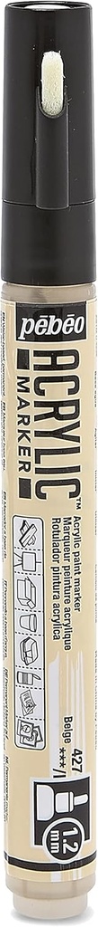 PEBEO ACRYLIC MARKER 1.2 TIP BEIGE