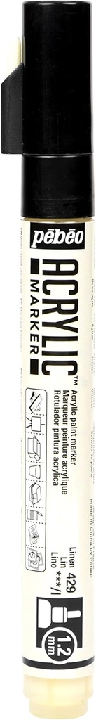 PEBEO ACRYLIC MARKER 1.2 TIP LINEN