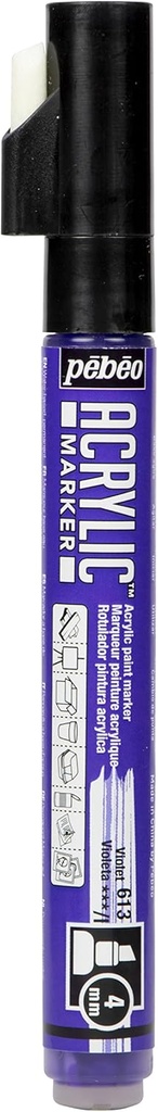 PEBEO ACRYLIC MARKER 4MM TIP VIOLET