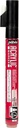 PEBEO ACRYLIC MARKER CHIESEL TIP 4MM RED