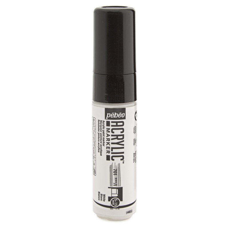 PEBEO ACRYLIC MARKER 5-15MM TIP WHITE