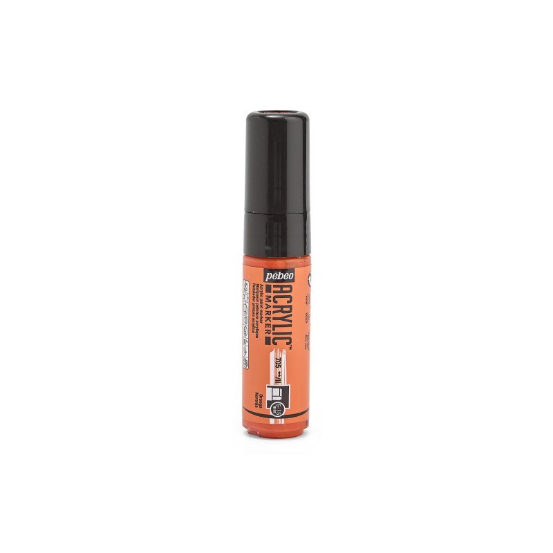 PEBEO ACRYLIC MARKER 5-15MM TIP ORANGE