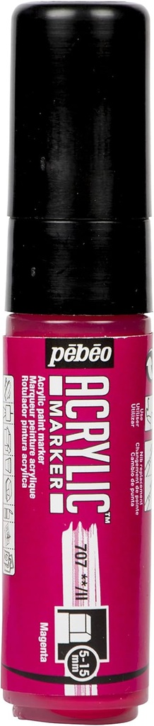 PEBEO ACRYLIC MARKER 5-15MM TIP MAGENTA