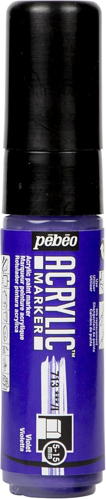 PEBEO ACRYLIC MARKER 5-15MM TIP VIOLET