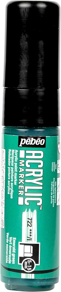 PEBEO ACRYLIC MARKER 5-15MM TIP EMERALD GREEN