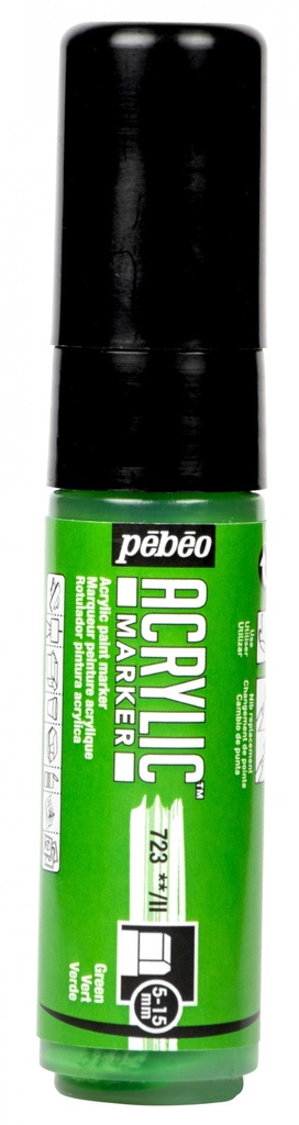 PEBEO ACRYLIC MARKER 5-15MM TIP GREEN