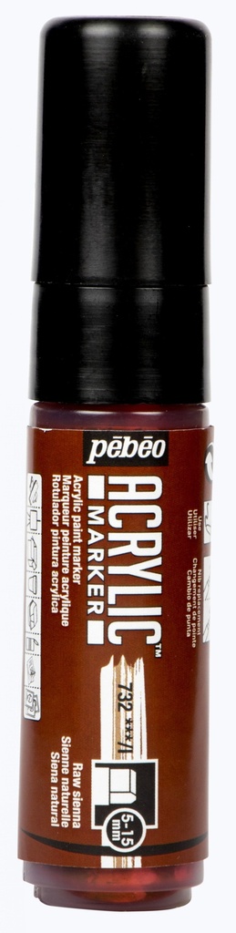 PEBEO ACRYLIC MARKER 5-15MM TIP RAW SIENNA