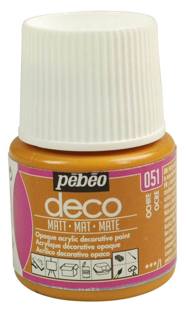 PEBEO DECO MATT 45ML OCHRE