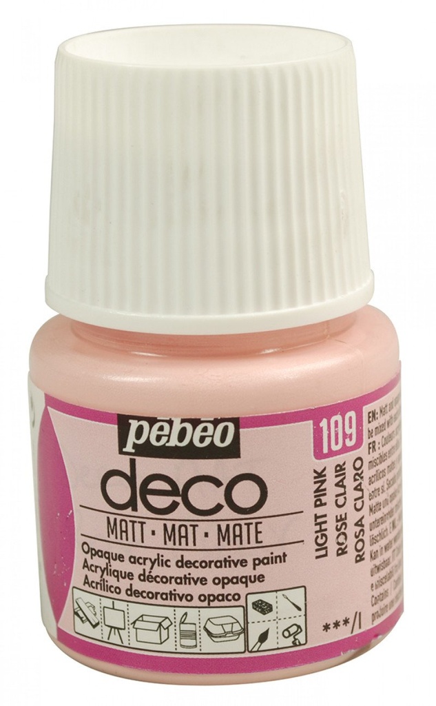 PEBEO DECO MATT 45ML LIGHT PINK