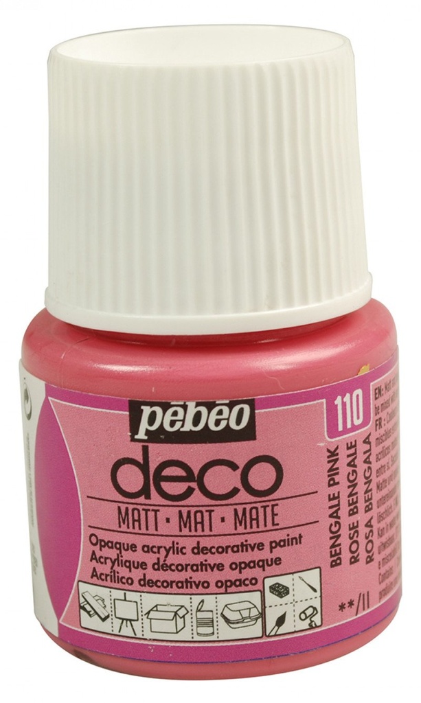 PEBEO DECO MATT 45ML BENGALE PINK