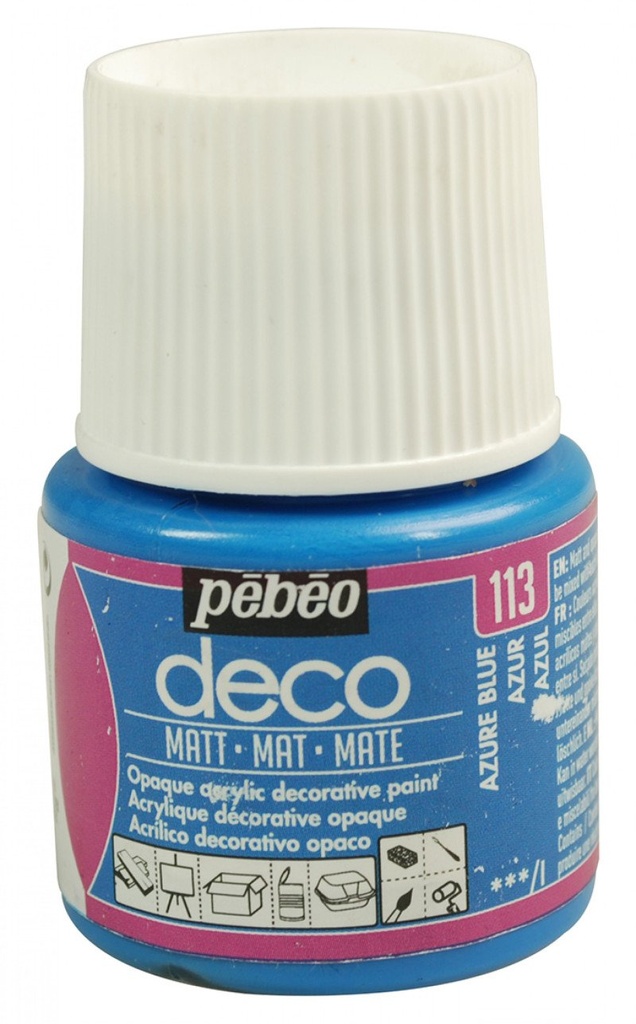 PEBEO DECO MATT 45ML AZUR