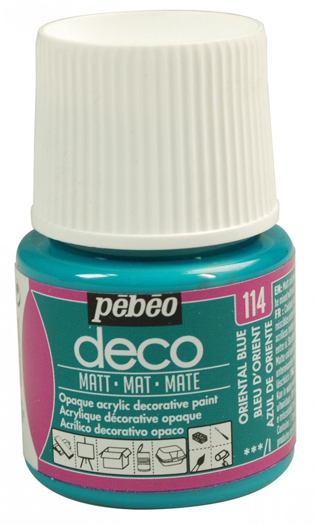 PEBEO DECO MATT 45ML ORIENTAL BLUE