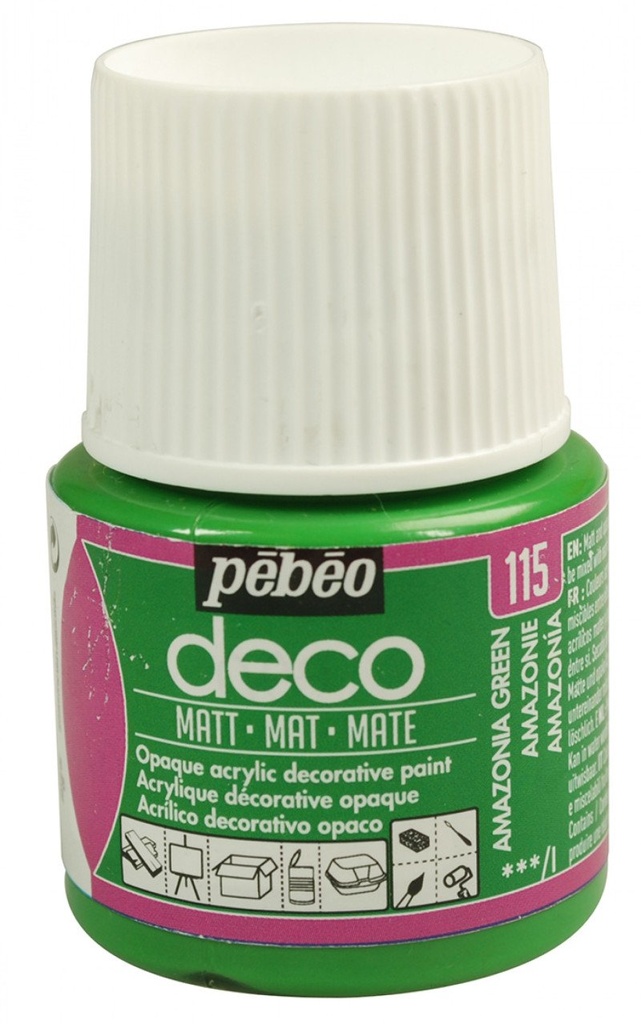 PEBEO DECO MATT 45ML AMAZONIA GREEN